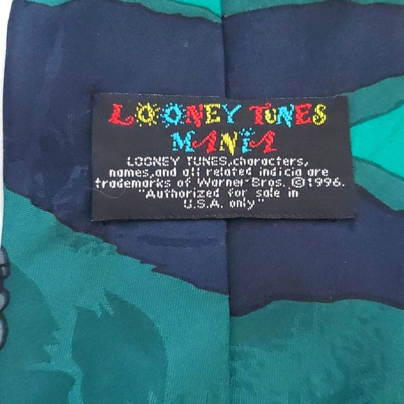 Taz Martin MARTIAN Looney Tunes Tie - Picture 3 of 3